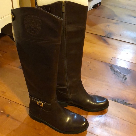 Vince Camuto Shoes - NWT Vince Camino chocolate brown riding boots